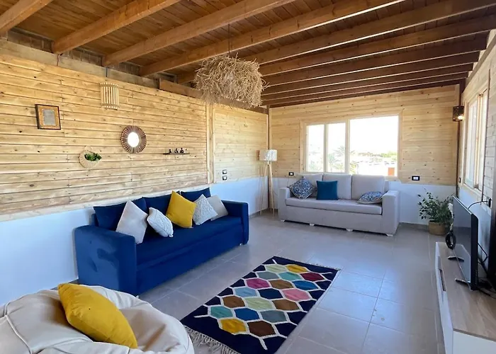 Cozy Sea View Rooftop 1 Bedroom 公寓 达哈布